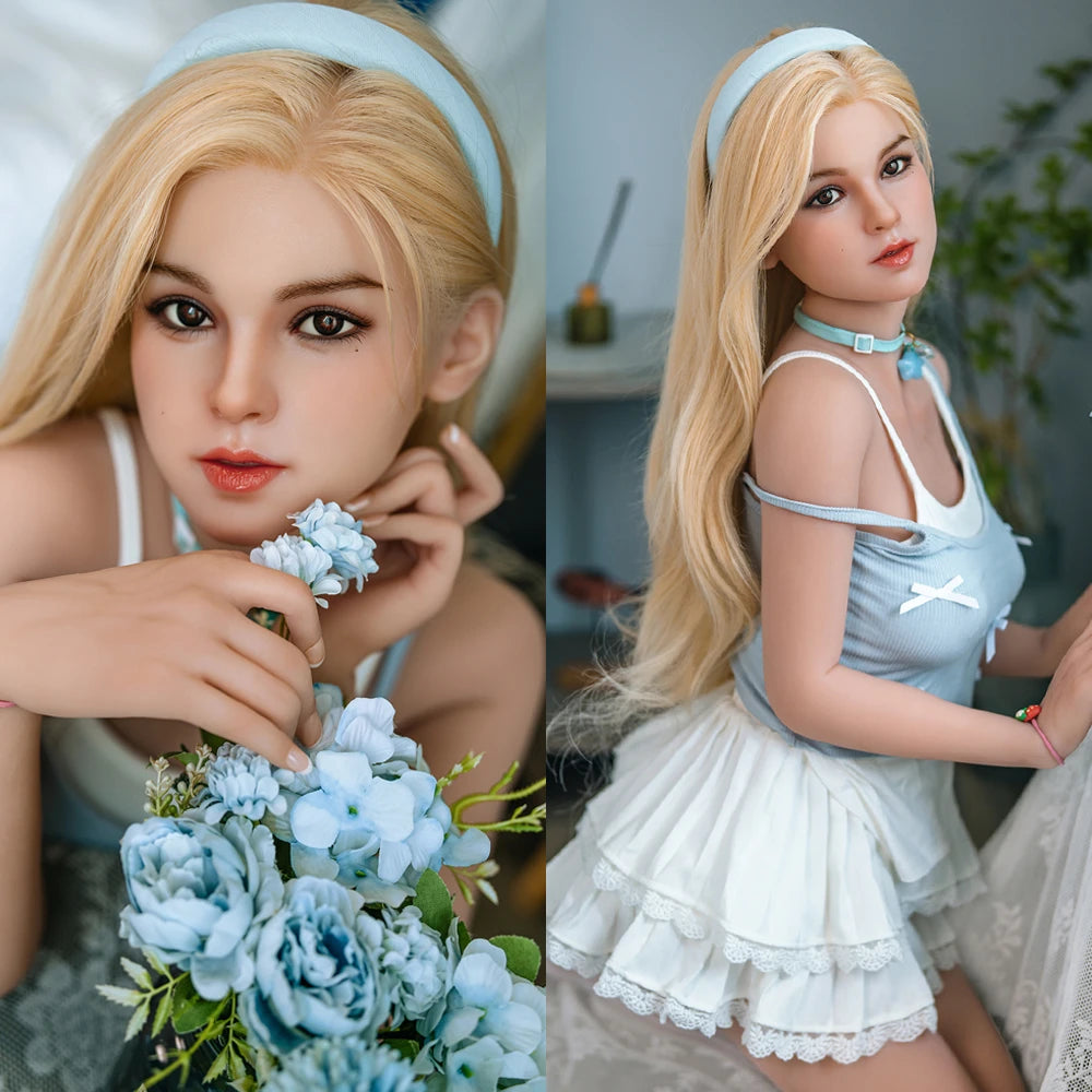 SY Doll I 150cm/4ft11 D-cup Ros Head Blonde Sex Doll - Milani