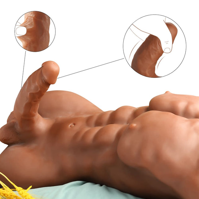 In Stock Lifelike Cheap Tanned Color Sex Doll Torso