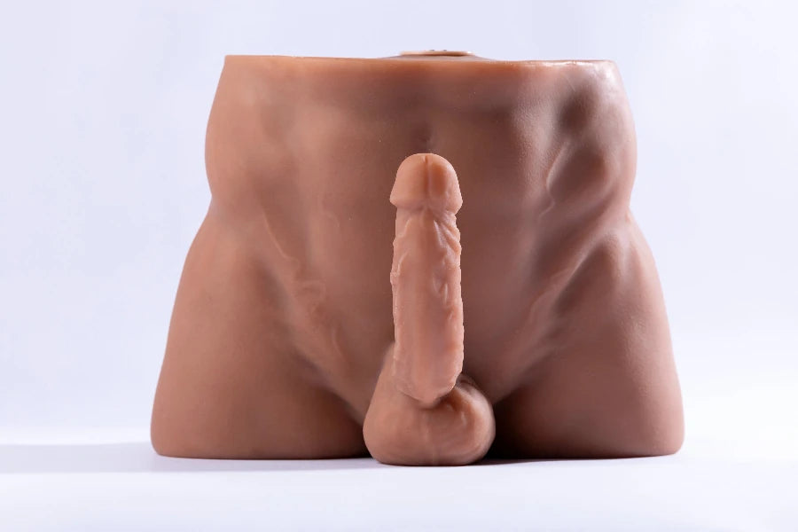 21.0LB Best Male Torso Sex Doll WIth Anal Suction,Vibration,Heating
