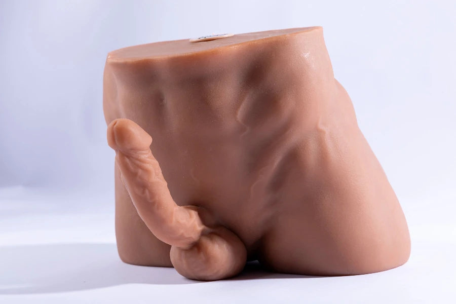21.0LB Best Male Torso Sex Doll WIth Anal Suction,Vibration,Heating
