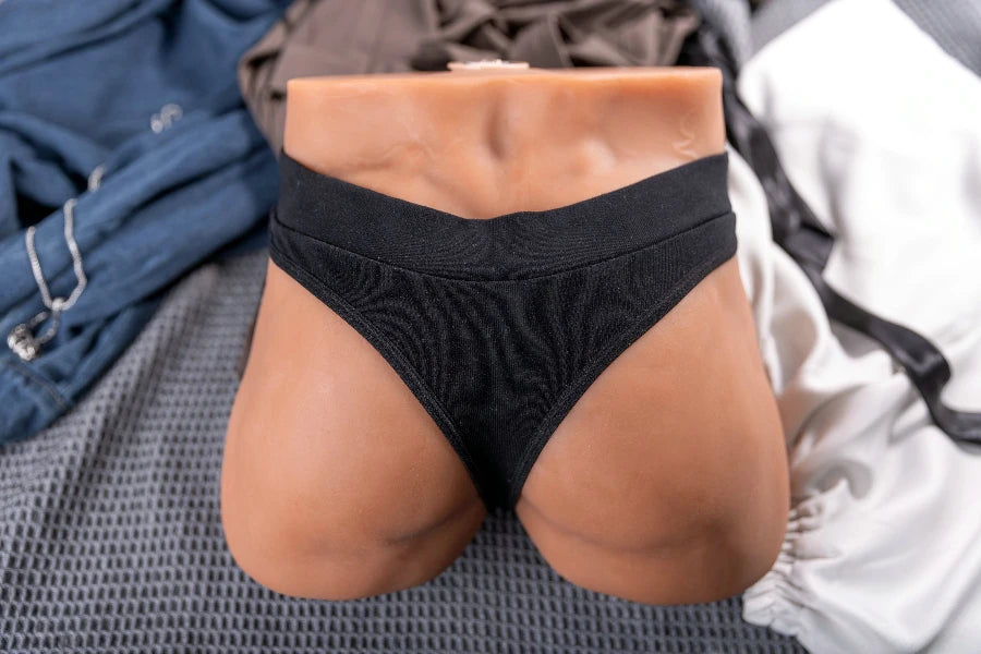 21.0LB Best Male Torso Sex Doll WIth Anal Suction,Vibration,Heating