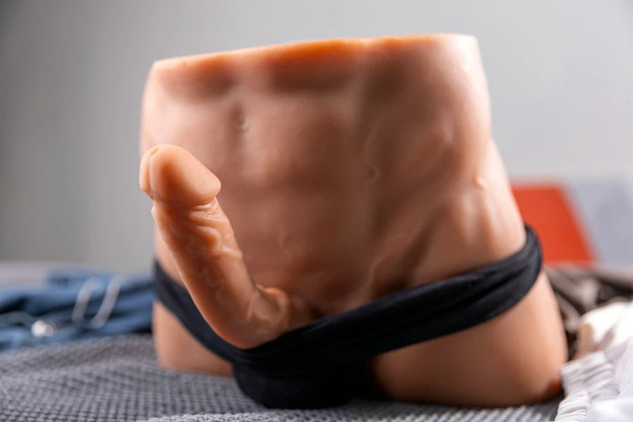 21.0LB Best Male Torso Sex Doll WIth Anal Suction,Vibration,Heating