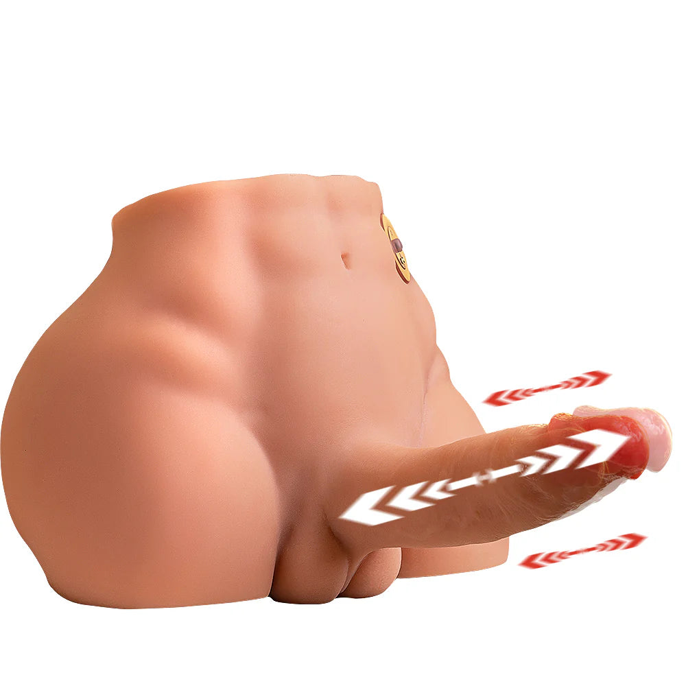 9.56lb Electric Rechargeable Male Sex Doll Ass Torso With Big Penis