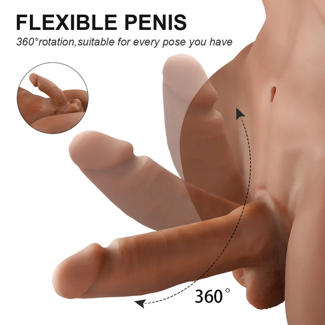 16.1lb Best Lesbian Sex Dolls Torso With Penis