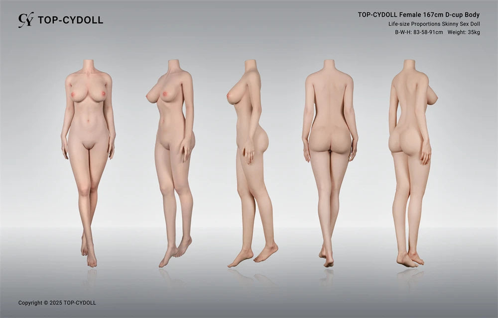 TOP-CY Doll I 5.5ft/167cm F Cup American Blonde Sex Dolls - Lindsay