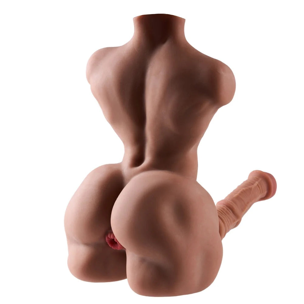 9lb/14.5in Male Torso Sex Doll With Horse Dildo