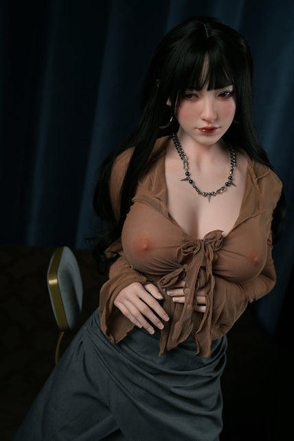 In Stock 5.58ft/170cm Full Size Silicone Head Sexdoll - Agnetha
