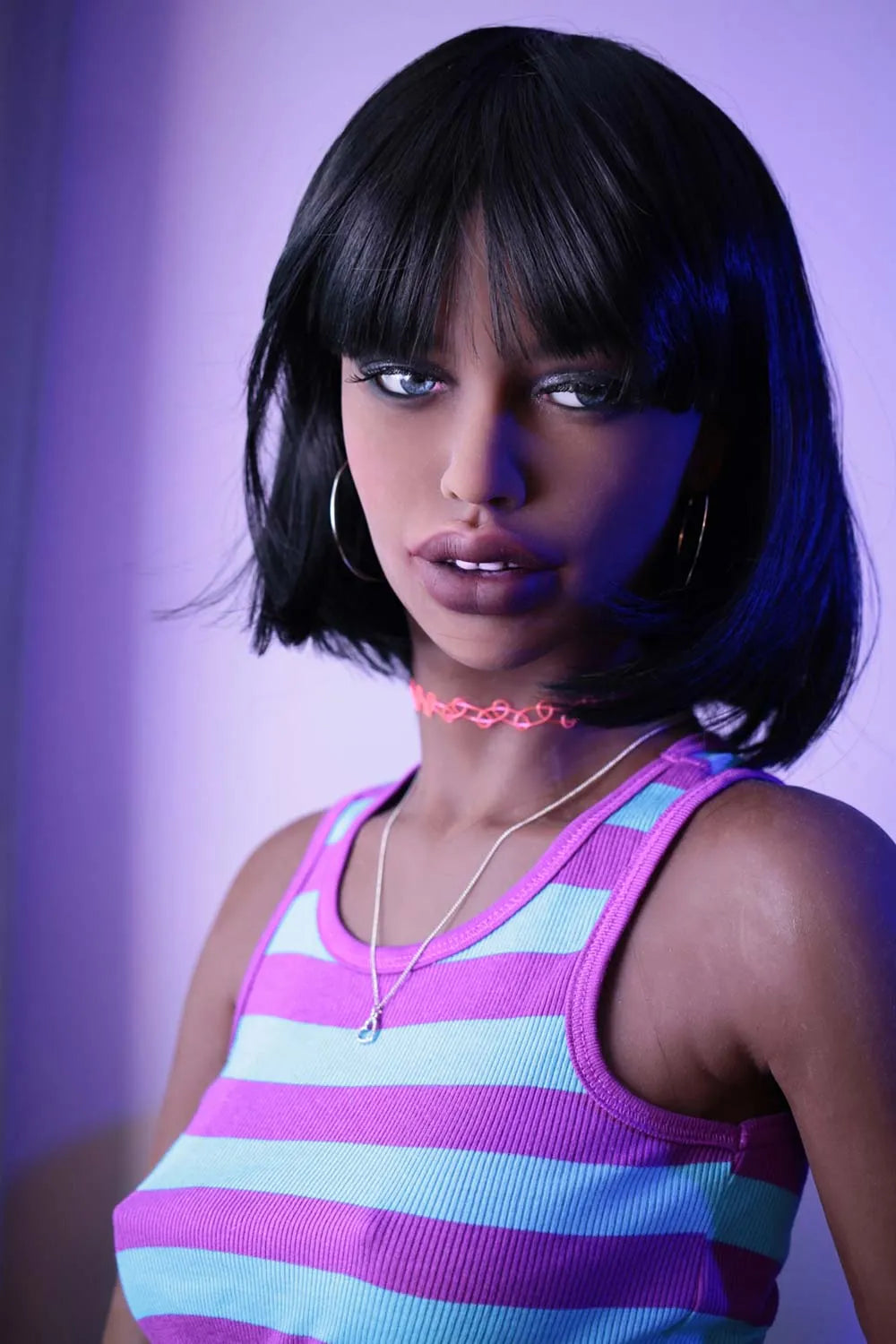 In Stock 166cm / 5ft5 A-cup Black Female Sex Dolls - Karid