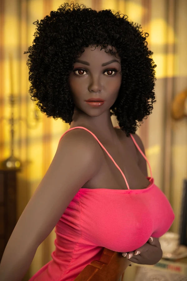 In Stcok 5.2ft /158cm Black Sex Dolls For Men - Kelsey