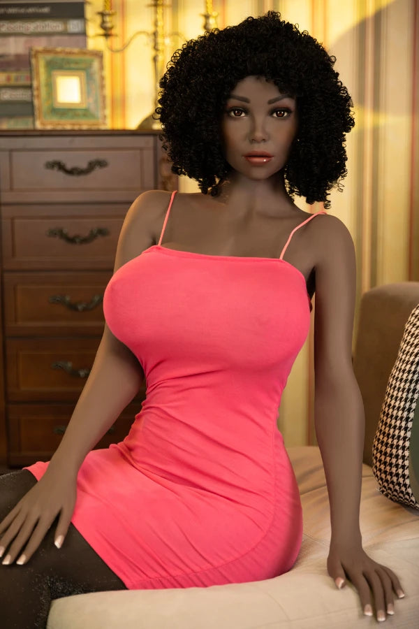 In Stcok 5.2ft /158cm Black Sex Dolls For Men - Kelsey