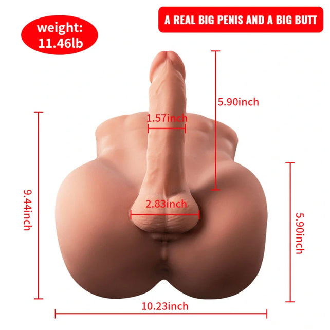 Clearance Sale In Stock I 11.46lb Real Male Love Doll Torso