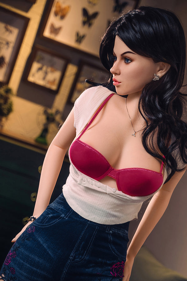 In Stock 5.3ft/160cm Silicone Head Sexy Doll Real Sex Doll – Minerva