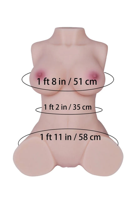Tantaly I 34cm/1ft1 9.26LB Portable Sex Doll Torso – Dita