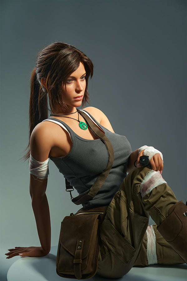166cm (5f5) E-Cup Cosplay Full Silicone Lara Croft Sex Doll