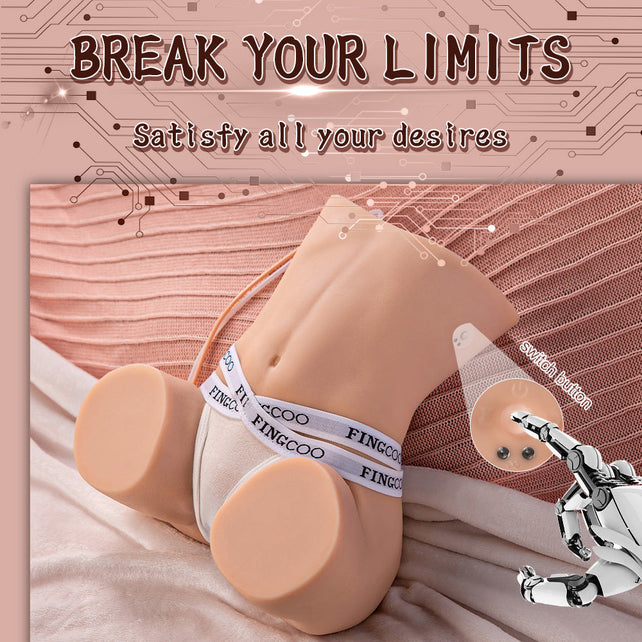 In Stock Vibration Sucking 3D Doll Torso