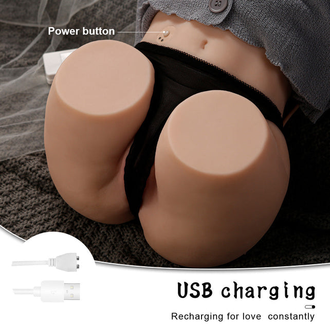 In Stock Vibration Sucking  TPE Sex Doll Torso