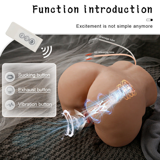 In Stock Vibration Sucking  TPE Sex Doll Torso