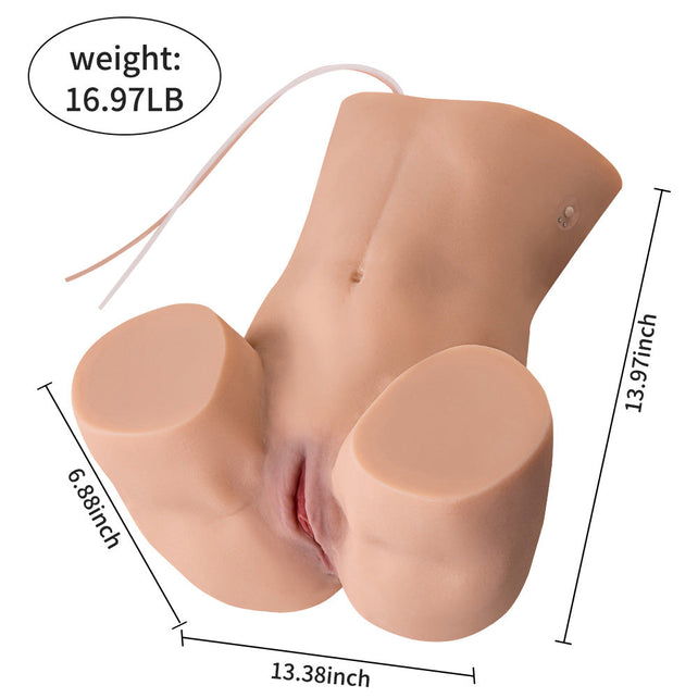 In Stock Vibration Sucking 3D Doll Torso